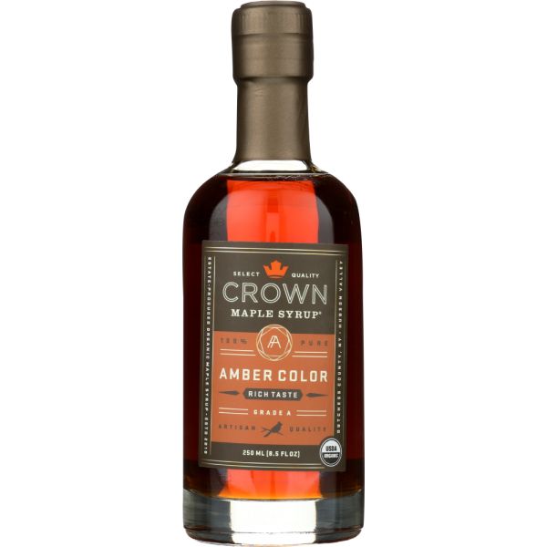 CROWN MAPLE: Syrup Mple Ambr Clr, 8.5 fo