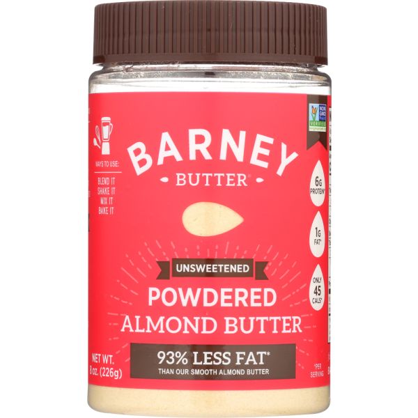BARNEY BUTTER: Powdered Almond Butter, 8 oz