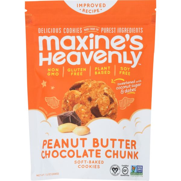 MAXINES HEAVENLY: Cookie Peanut Butter Chocolate Chunk, 7.2 oz