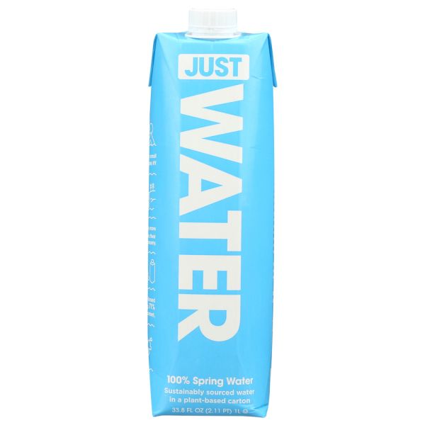 JUST WATER: 100% Spring Water, 33.8 fo