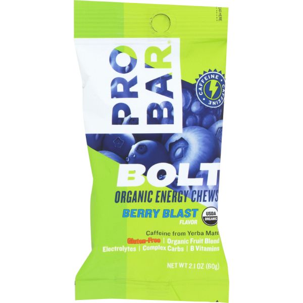 ProBar Bolt Organic Energy Chews Berry Blast, 2.1 Oz