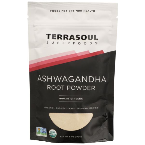 TERRASOUL SUPERFOODS: Ashwagandha Root Powder, 6 oz