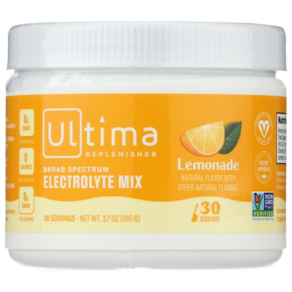ULTIMA REPLENISHER: Lemonade Electrolyte Drink Mix, 105 gm