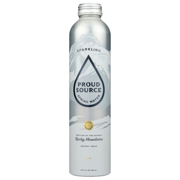 PROUD SOURCE: Rocky Mountains Sparkling Spring Water, 25.3 fo