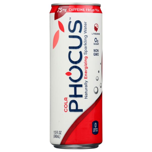 CLEAR CUT PHOCUS: Cola Sparkling Water, 11.5 fo