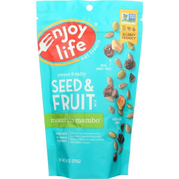 ENJOY LIFE: Mountain Mambo Seed & Fruit Mix, 6 oz
