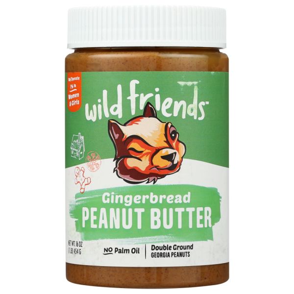 WILD FRIENDS: Peanut Butter Gingerbread, 16 oz