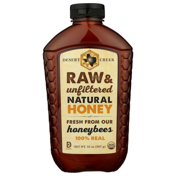 DESERT CREEK HONEY LLC: Raw Natural Honey, 2 lb