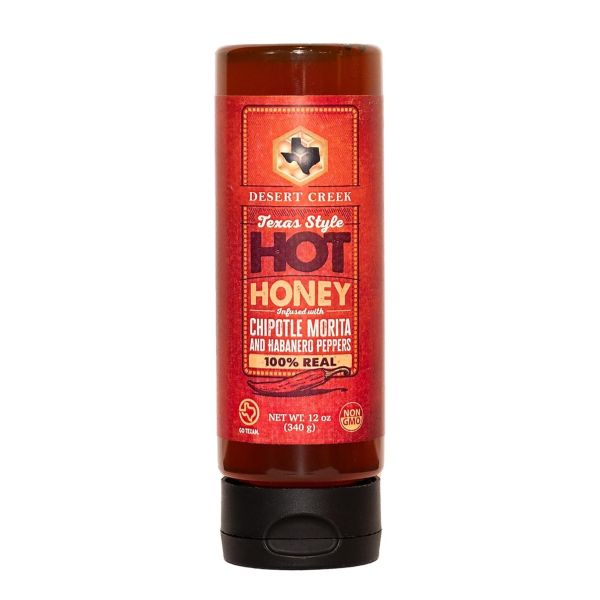 DESERT CREEK HONEY: Texas Style Hot Honey With Chipotle Morita And Habanero, 12 oz