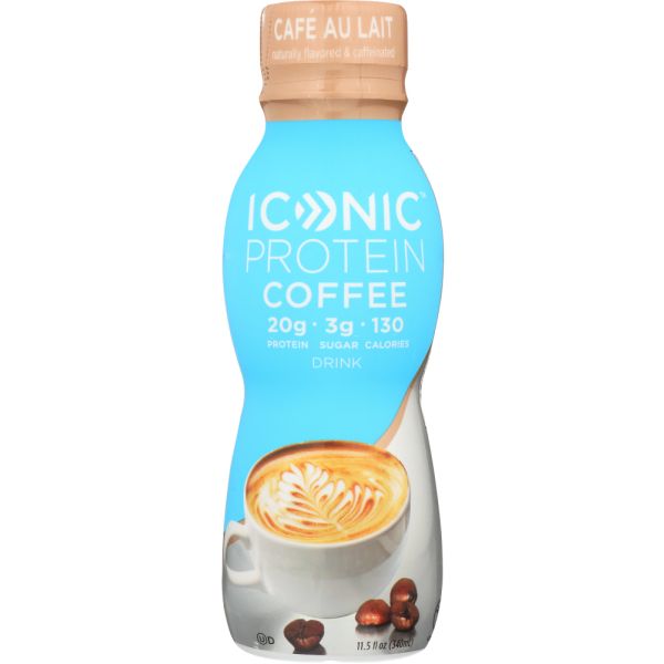 ICONIC: Protein Drink Cafe Au Lait, 11.5 fl oz