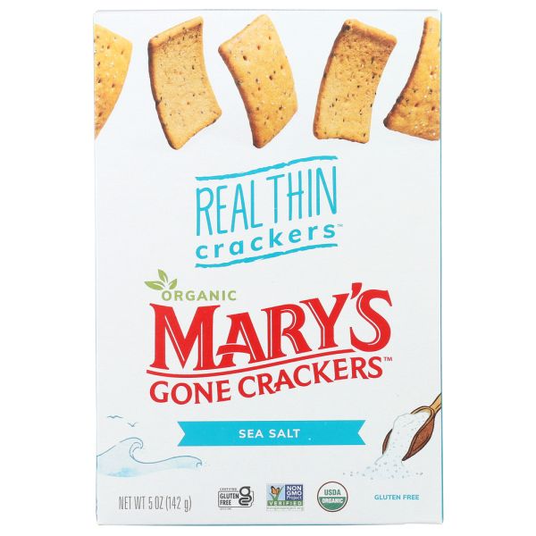 MARYS GONE CRACKERS: Sea Salt, 5 oz