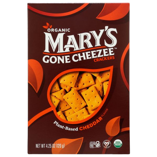 MARYS GONE CRACKERS: Cheddar Cheeze Crackers, 4.25 oz