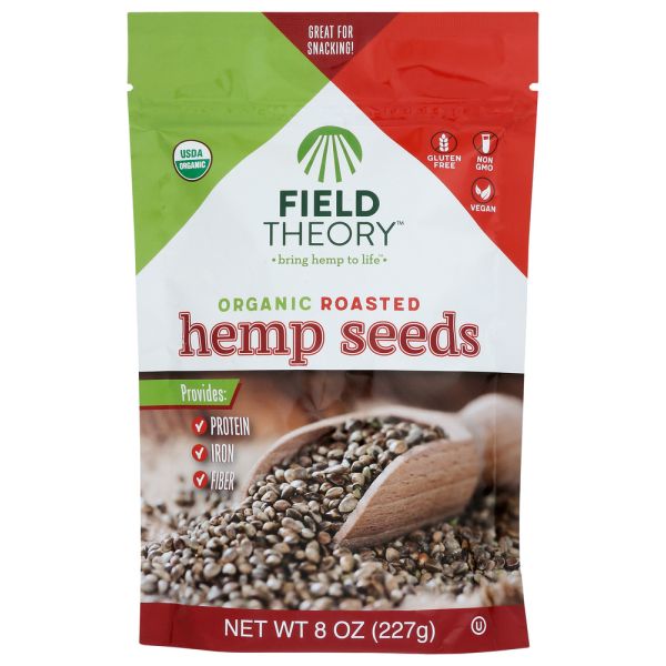 FIELD THEORY: Seeds Roasted Hemp, 8 OZ