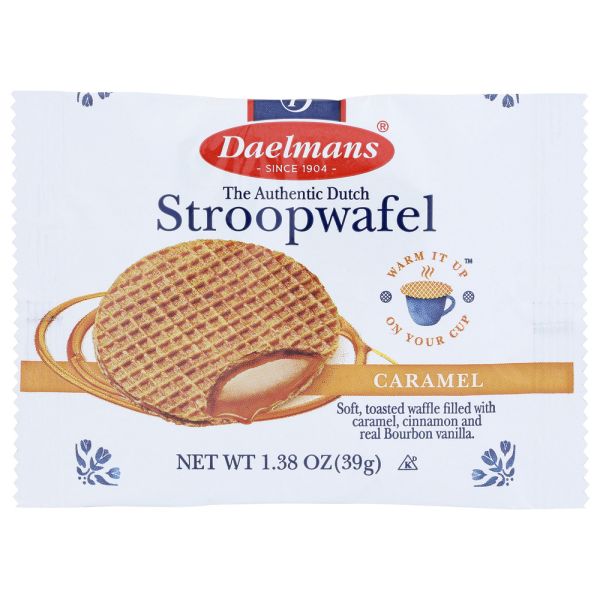 DAELMANS: Caramel Single Stroopwafel, 1.38 oz