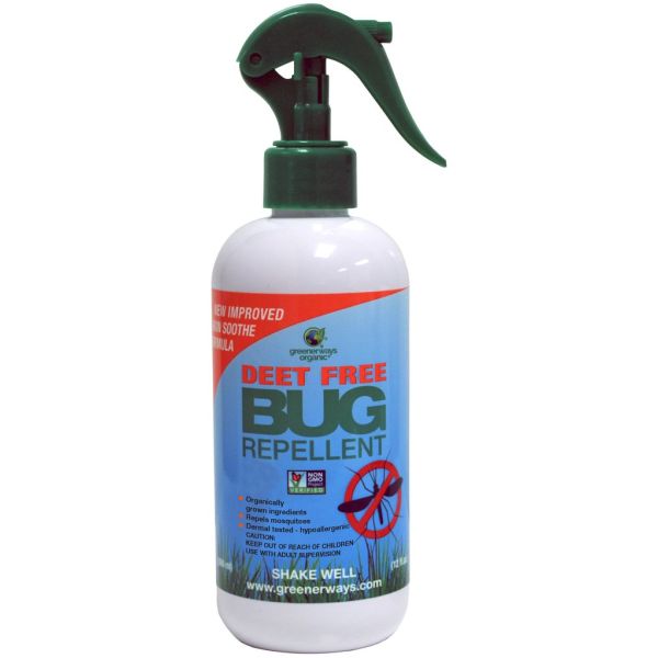 GREENERWAYS: Bug Repellent Spray Organic, 16 oz