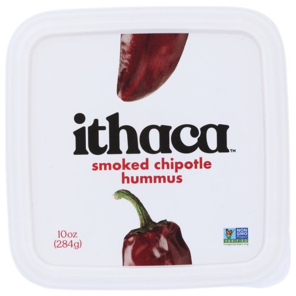 ITHACA COLD CRAFTED: Smoked Chipotle Hummus, 10 oz