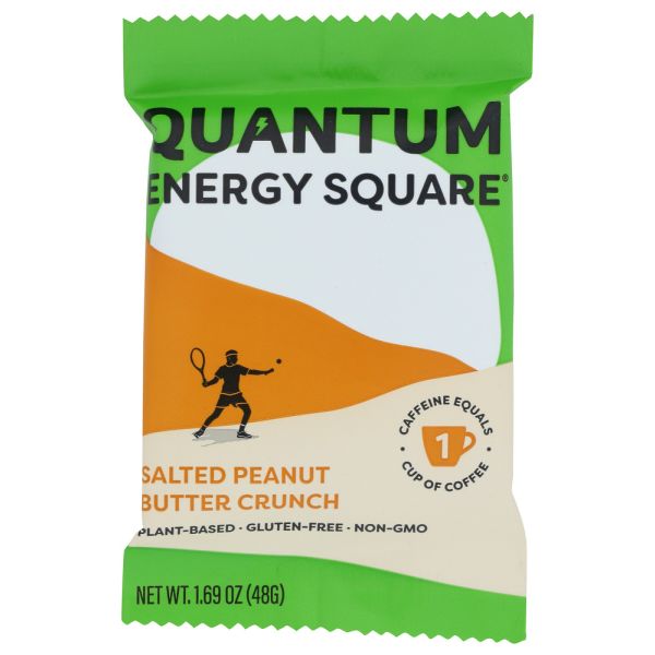 QUANTUM ENERGY SQUARE: Salted Peanut Butter Crunch, 1.69 oz