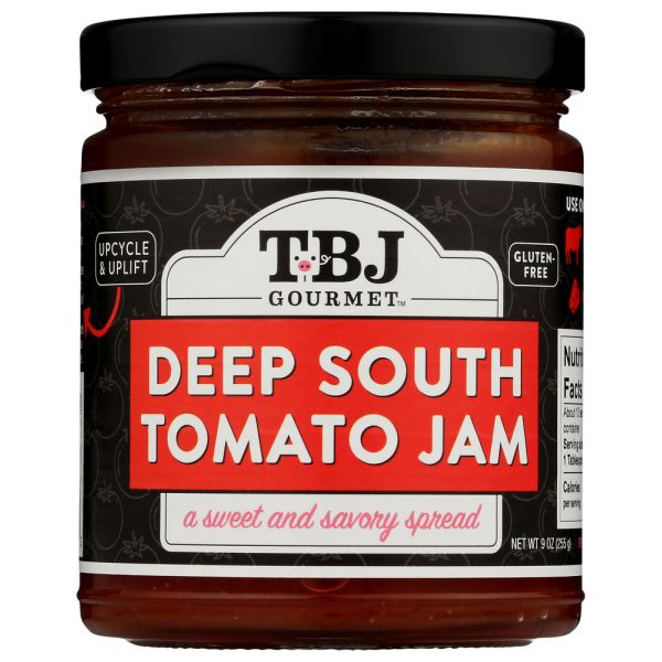 TBJ GOURMET: Jam Tomato Deep South, 9 OZ