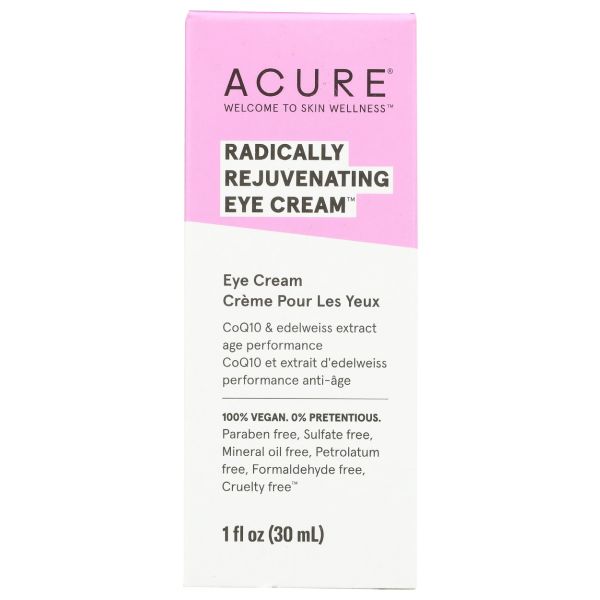ACURE: Radically Rejuvenating Eye Cream, 1 fl oz