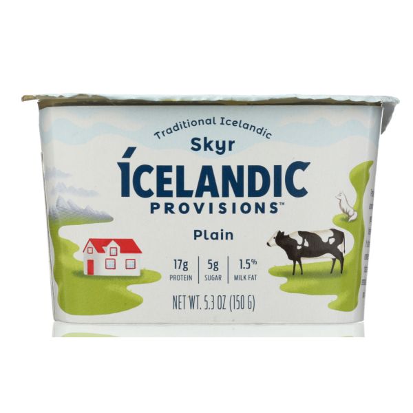 ICELANDIC PROVISIONS: Yogurt Plain Skyr, 5.3 oz