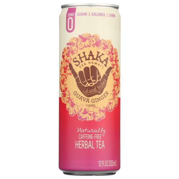 SHAKA TEA: Tea Herbal  Guava Ggr Rtd, 12 fo