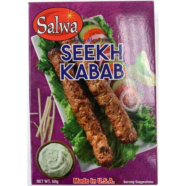 SALWA: Seekh Kabab Packet Spice, 1.76 oz