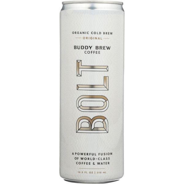 BUDDY BREW: Organic Bolt Cold Brew Coffee, 10.5 fo