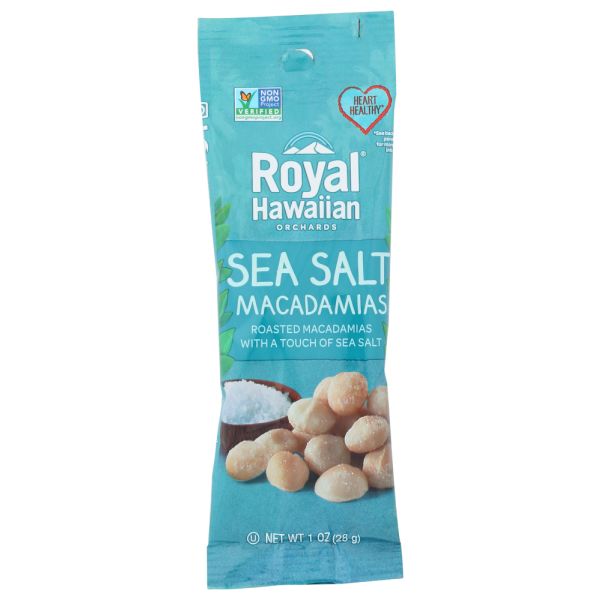 ROYAL HAWAIIAN ORCHARDS: Sea Salt Macadamia Nut, 1 oz