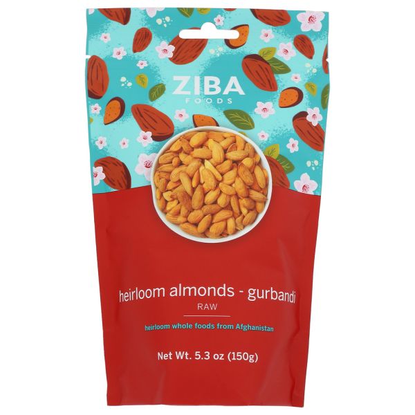 ZIBA FOODS: Almond Raw Gurbandi, 5.3 oz