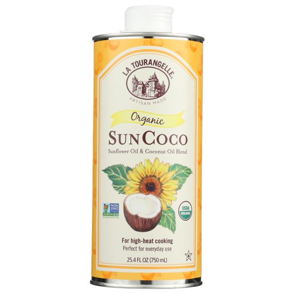 LA TOURANGELLE: Organic Sun Coco Oil, 750 ml