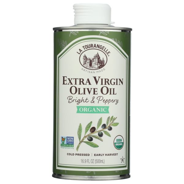 LA TOURANGELLE: Organic Extra Virgin Olive Oil, 500 ml