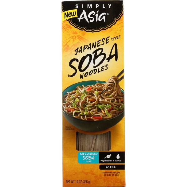 SIMPLY ASIA: Noodles Soba Dry, 14 oz