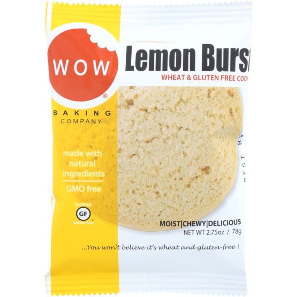 WOW BAKING: Cookie Gf Lemon Burst Ss, 2.75 oz