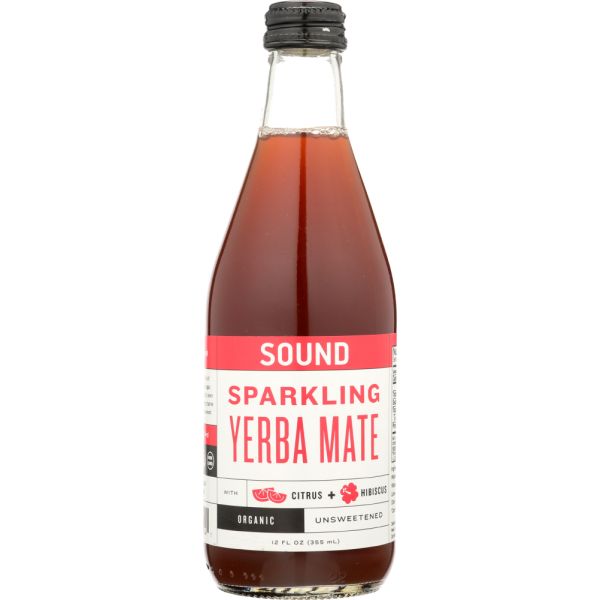 SOUND: Sparkling Tea Yerba Mate Citrus, 12 fo
