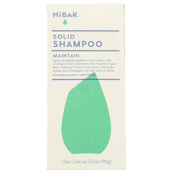 HIBAR: Solid Shampoo Maintain, 3.2 oz