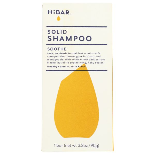 HIBAR: Solid Shampoo Soothe, 3.2 oz