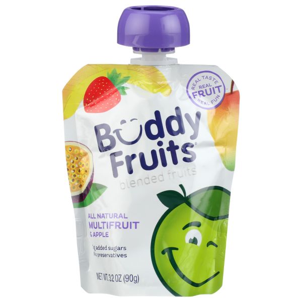 BUDDY FRUITS: Multifruit And Apple Blended Fruits, 3.2 oz