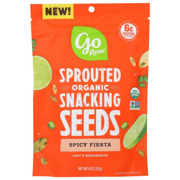 GO RAW: Spicy Fiesta Snacking Seeds, 4 oz