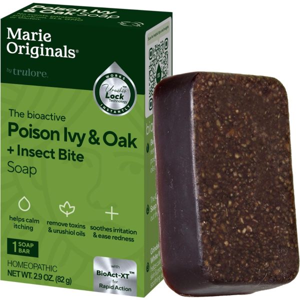 MARIE ORIGINALS: Poison Ivy And Oak Soap Bar, 2.9 oz