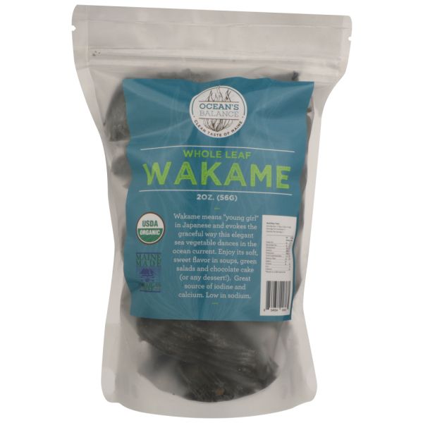 OCEANS BALANCE: Ssnng Wakame Whole Leaf, 2 oz