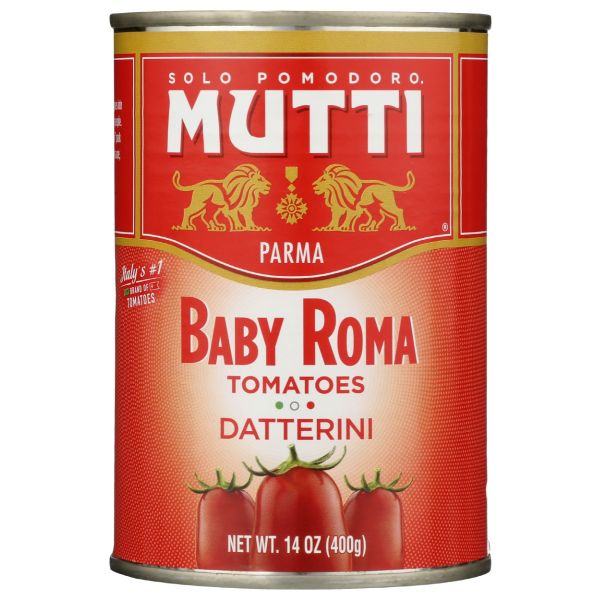 MUTTI: Baby Roma Tomatoes, 14 oz