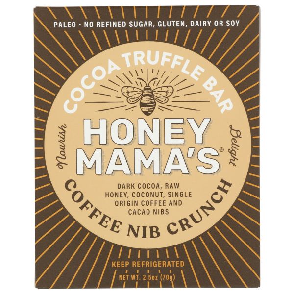 HONEY MAMAS: Coff Crnch Cocoa Trfl Bar, 2.5 oz