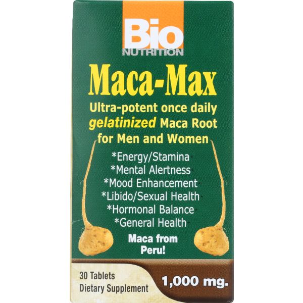 Bio Nutrition Maca-Max 1000 mg, 30 Tablets