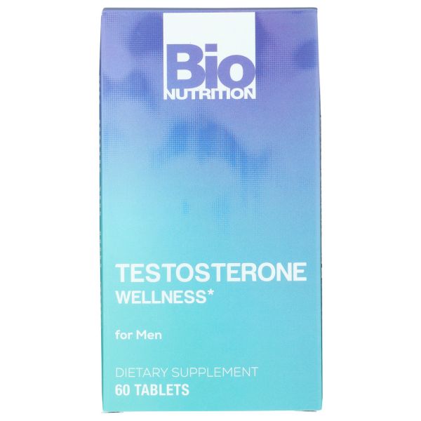 BIO NUTRITION: Testosterone Wellness for Men, 60 tablets