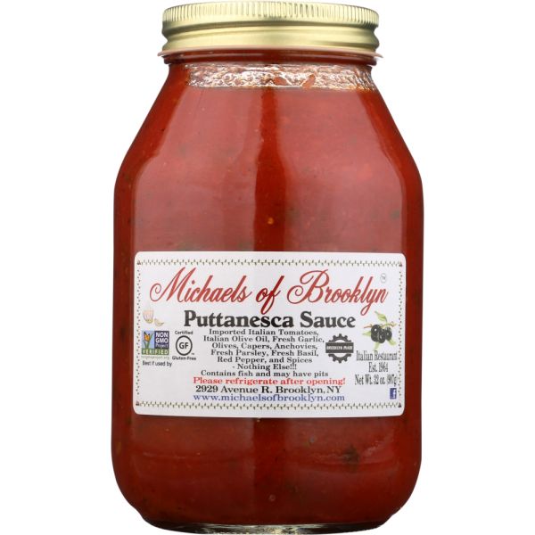 MICHAELS OF BROOKLYN: Puttanesca Sauce, 32 oz