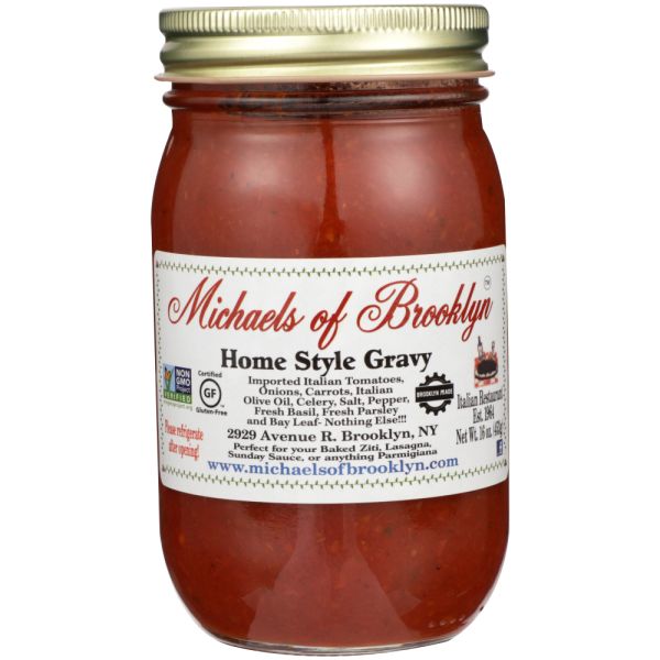 MICHAELS OF BROOKLYN: Sauce Gravy Home Style, 16 oz