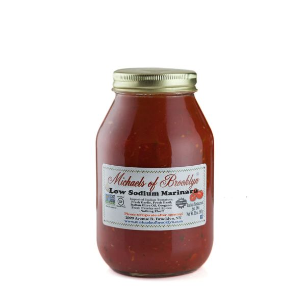 MICHAELS OF BROOKLYN: Low Sodium Marinara Sauce, 32 oz