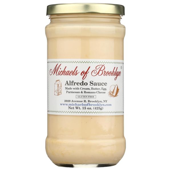 MICHAELS OF BROOKLYN: Alfredo Pasta Sauce, 15 oz