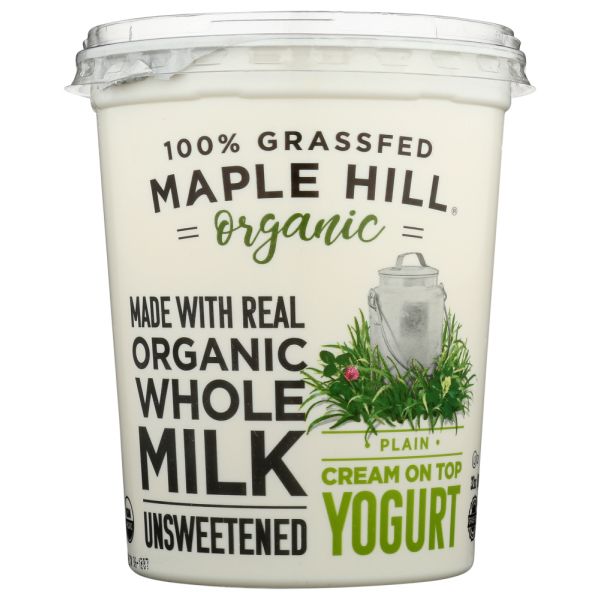 MAPLE HILL CREAMERY: Plain Yogurt, 32 oz