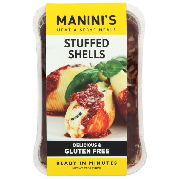 MANINIS GLUTEN FREE: Stuffed Shells, 12 oz